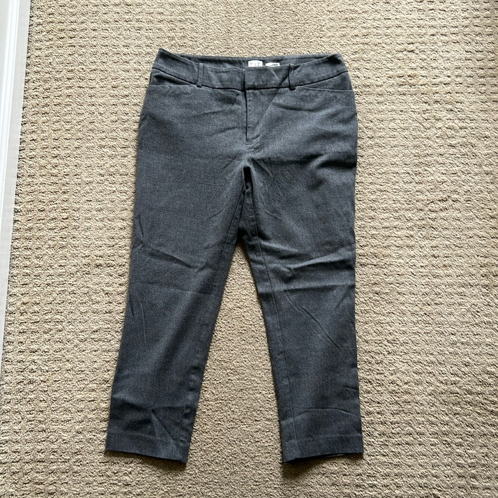Grey stretch trousers
